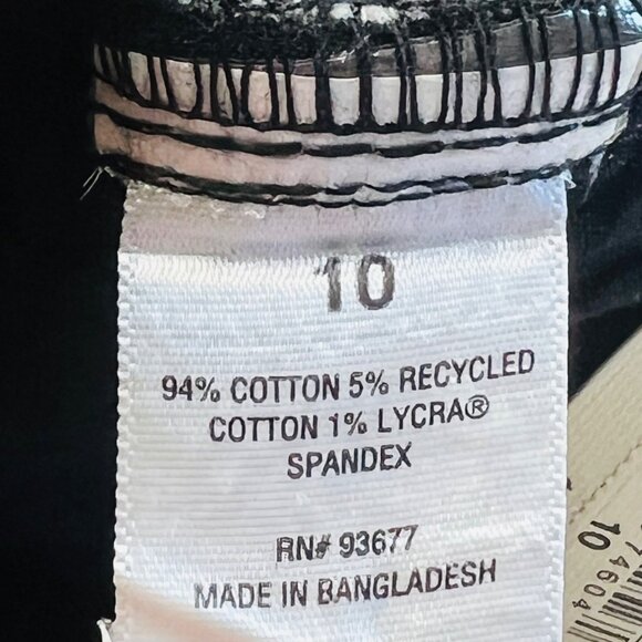 a.n.a. Women’s High-Rise Straight Stretch Metallic Effect Copper Jeans Sz 10 NWT - Picture 8 of 14